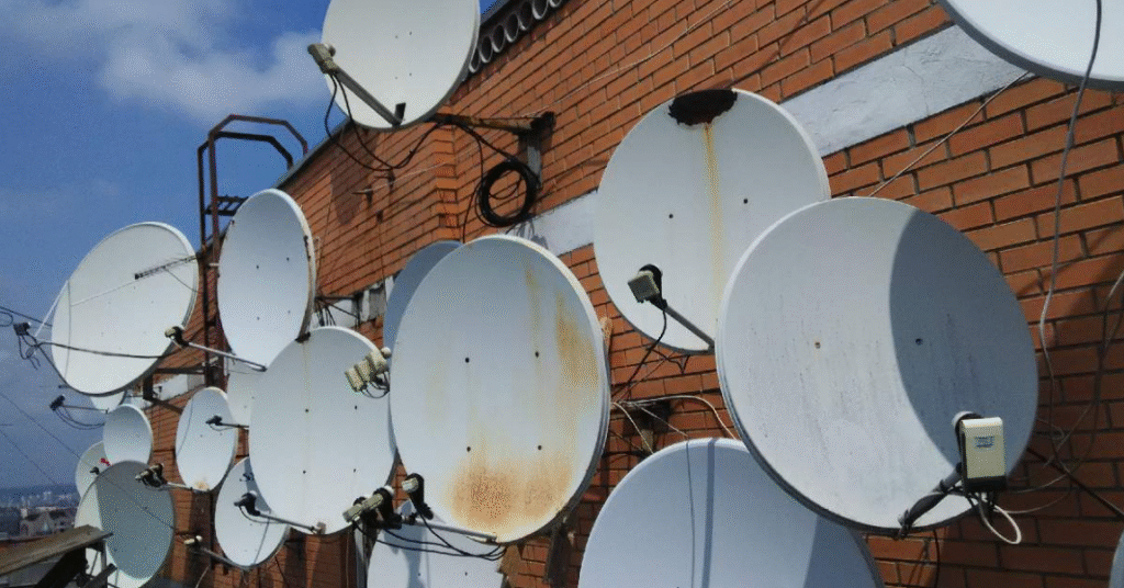 تركيب اطباق دش رسيفر ظبط اشارة فنى 01550794272