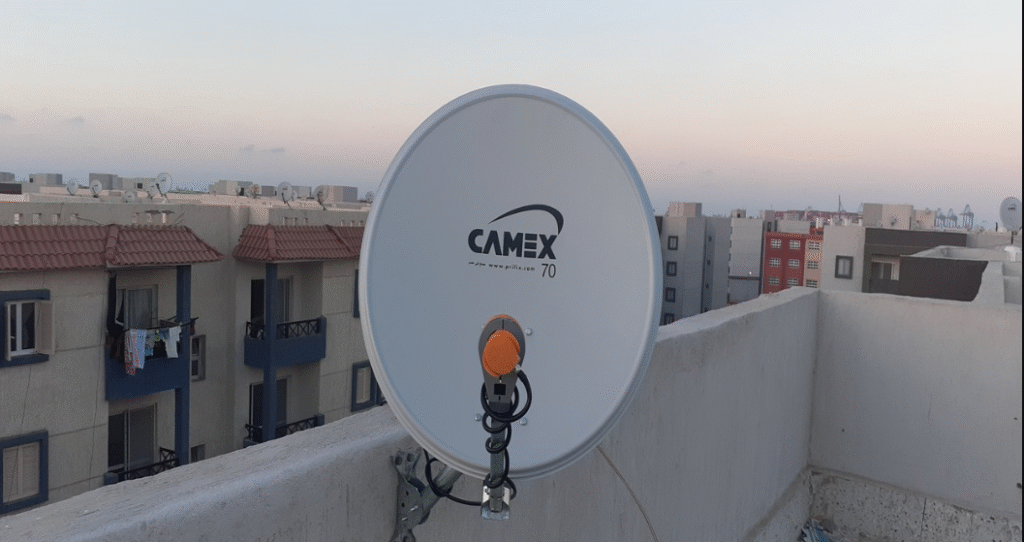 تركيب اطباق دش رسيفر ظبط اشارة فنى 01550794272